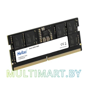 Оперативная память Netac Basic 16GB SODIMM DDR5 PC5-38400 (NTBSD5N48SP-16) картинка 4